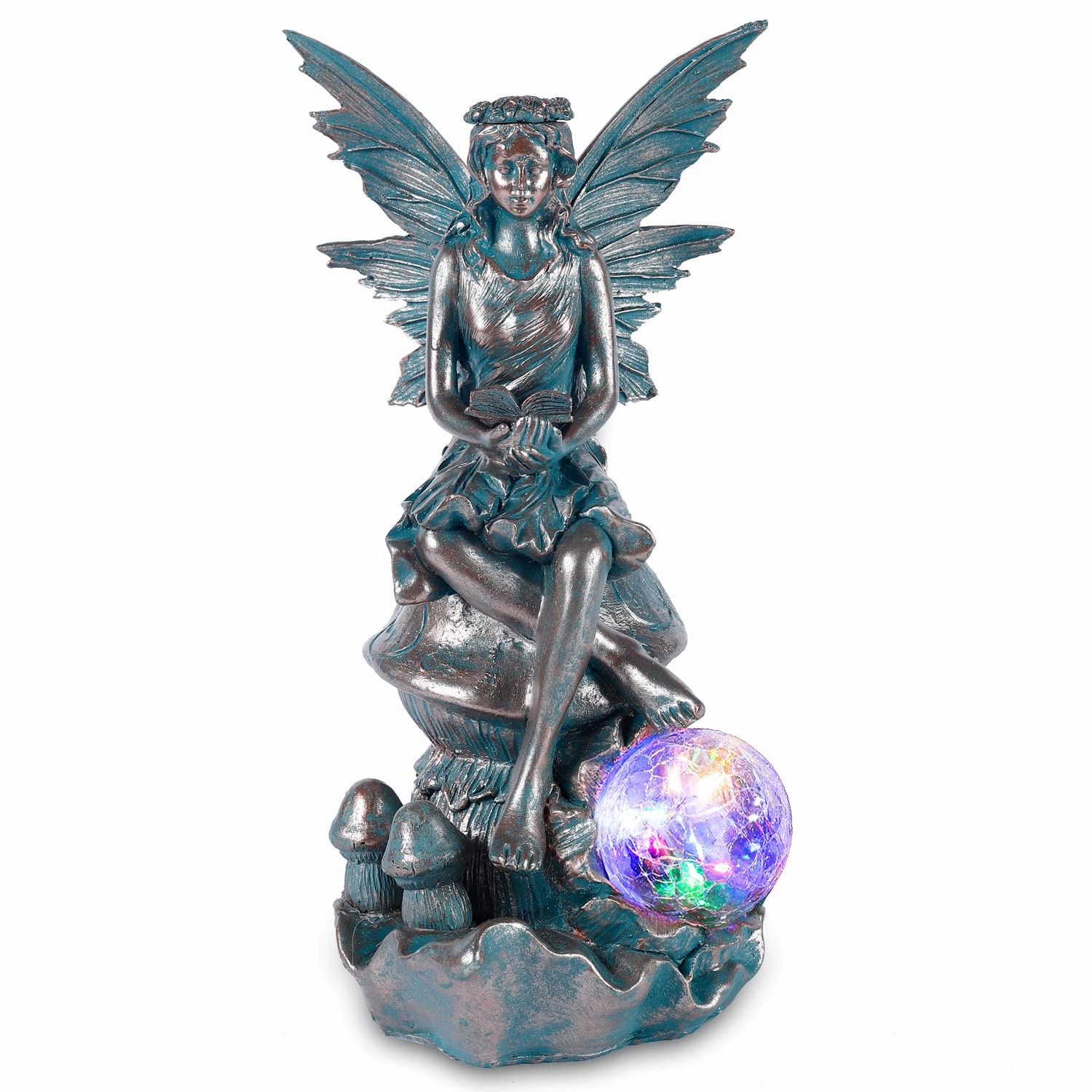 Vintage Fairy Angel Garden Statues with Solar Lights