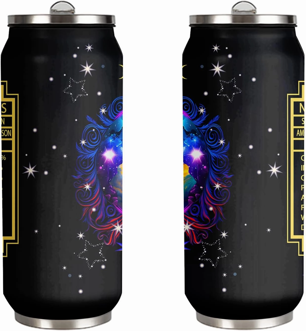 Virgo Constellation Tumbler - Zodiac Stainless Steel Cup for Men Women Astrology Fans - Birthday Gift With Straw Lid - 17 Oz Coffee Mug Car Cup
