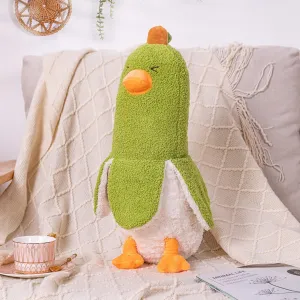 Walbest Banana Duck Plush Toys Cute Banana Duck Stuffed Animals Plushies Duck Stuffed Animals Cute Sleeping Pillows Gifts for Girls Teens (Green, 50cm/19.69")