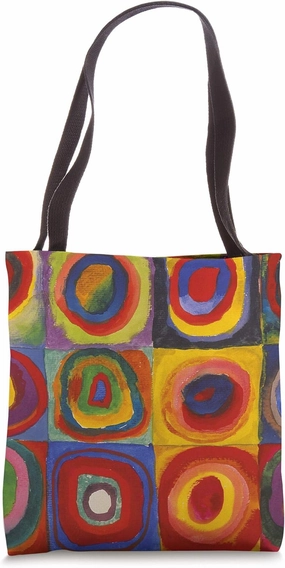 Wassily Kandinsky's Squares with Concentric Rings Tote Bag