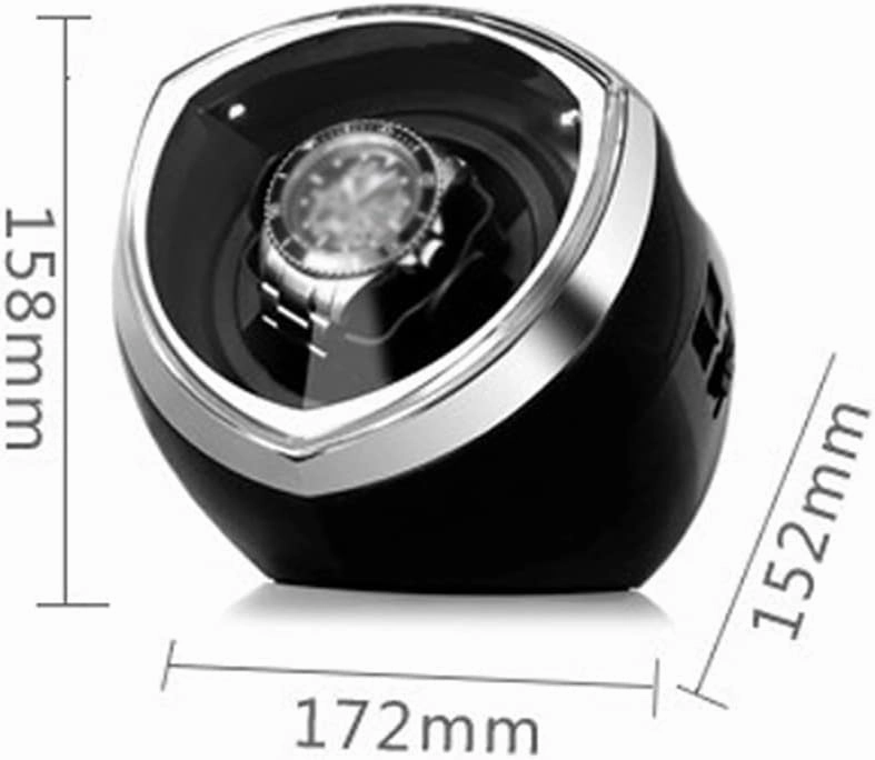 Watches Box Turn Table Shaker Automatic Mechanical Watch Winding Box Automatic Mechanical Watch Watch Box Single Watch Box Watch Box(Black)