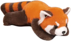 Weighted Red Panda Stuffed Animal, 25 in Cute Plush Toy, Super Soft Plush Pillow, Sleeping Cushion for Boys Girls, Birthday Gifts