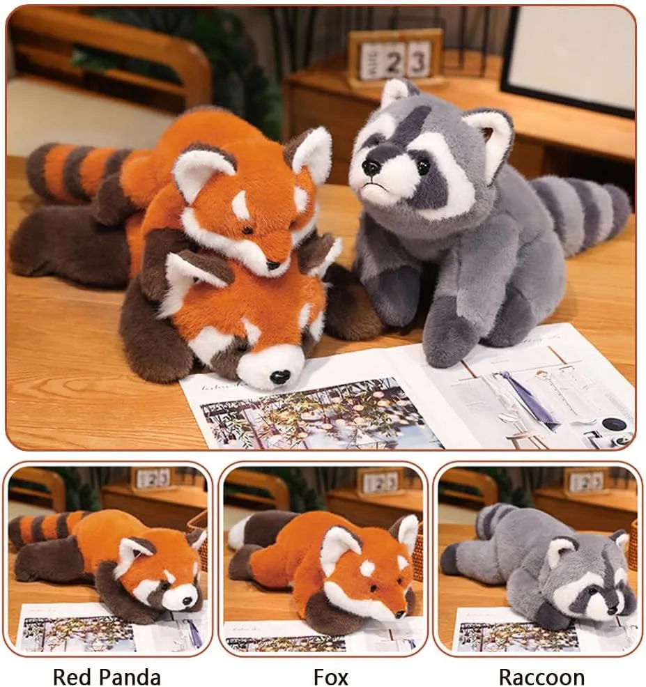 Weighted Red Panda Stuffed Animal, 25 in Cute Plush Toy, Super Soft Plush Pillow, Sleeping Cushion for Boys Girls, Birthday Gifts