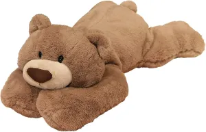 Weighted Stuffed Animals, Weighted Bear Stuffed Animal Toy Cute Brown Bear Plush Pillow for Adults Boys Girls, 11.8in