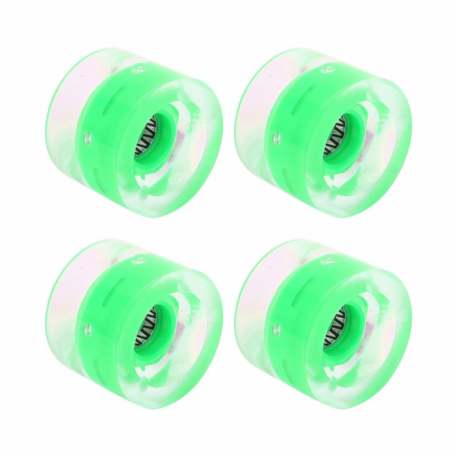 Wheel 78A 60x45mm HighElastic Skateboard Flash Wheel PU Filling for Longboard Cruiser Board(Green )