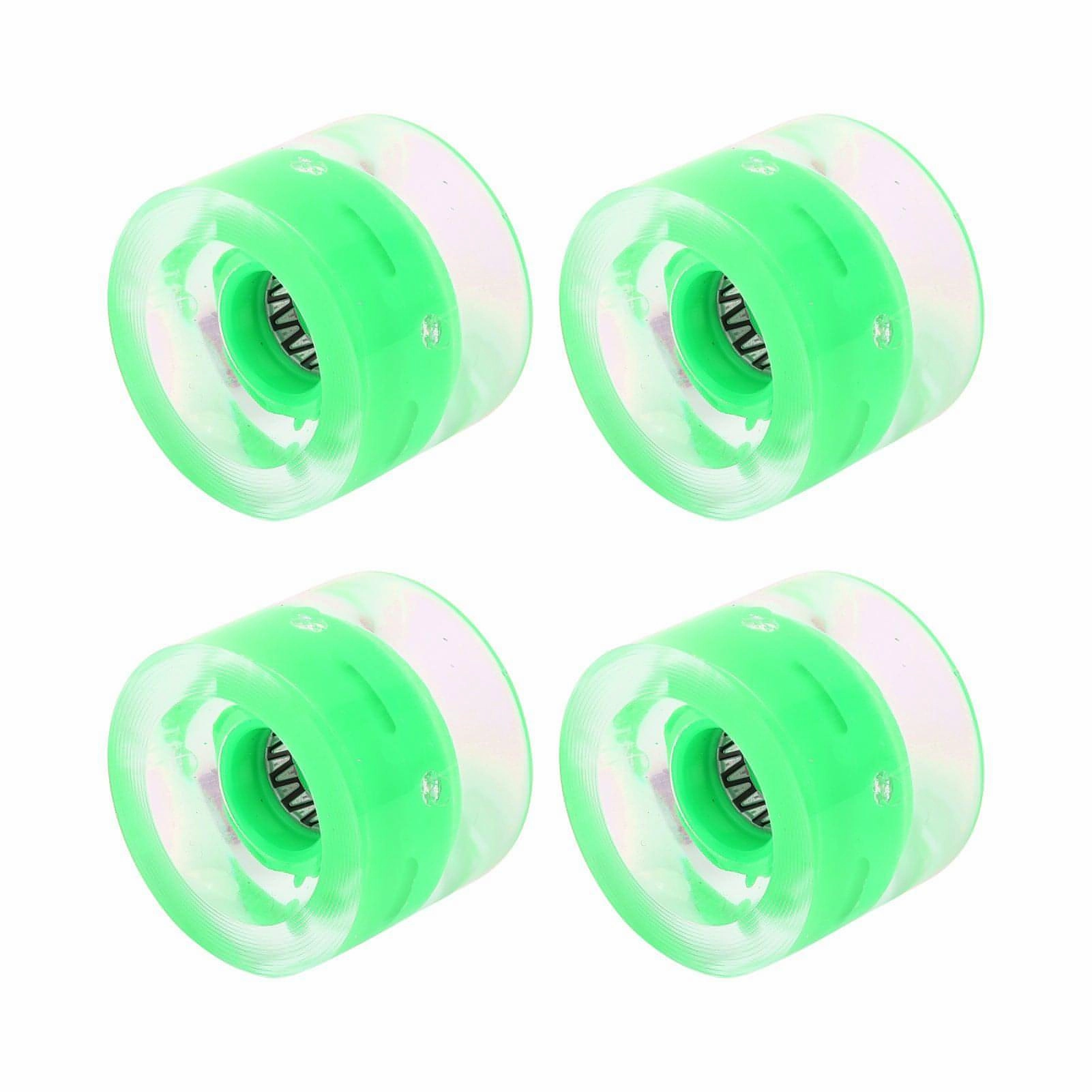 Wheel 78A 60x45mm HighElastic Skateboard Flash Wheel PU Filling for Longboard Cruiser Board(Green )