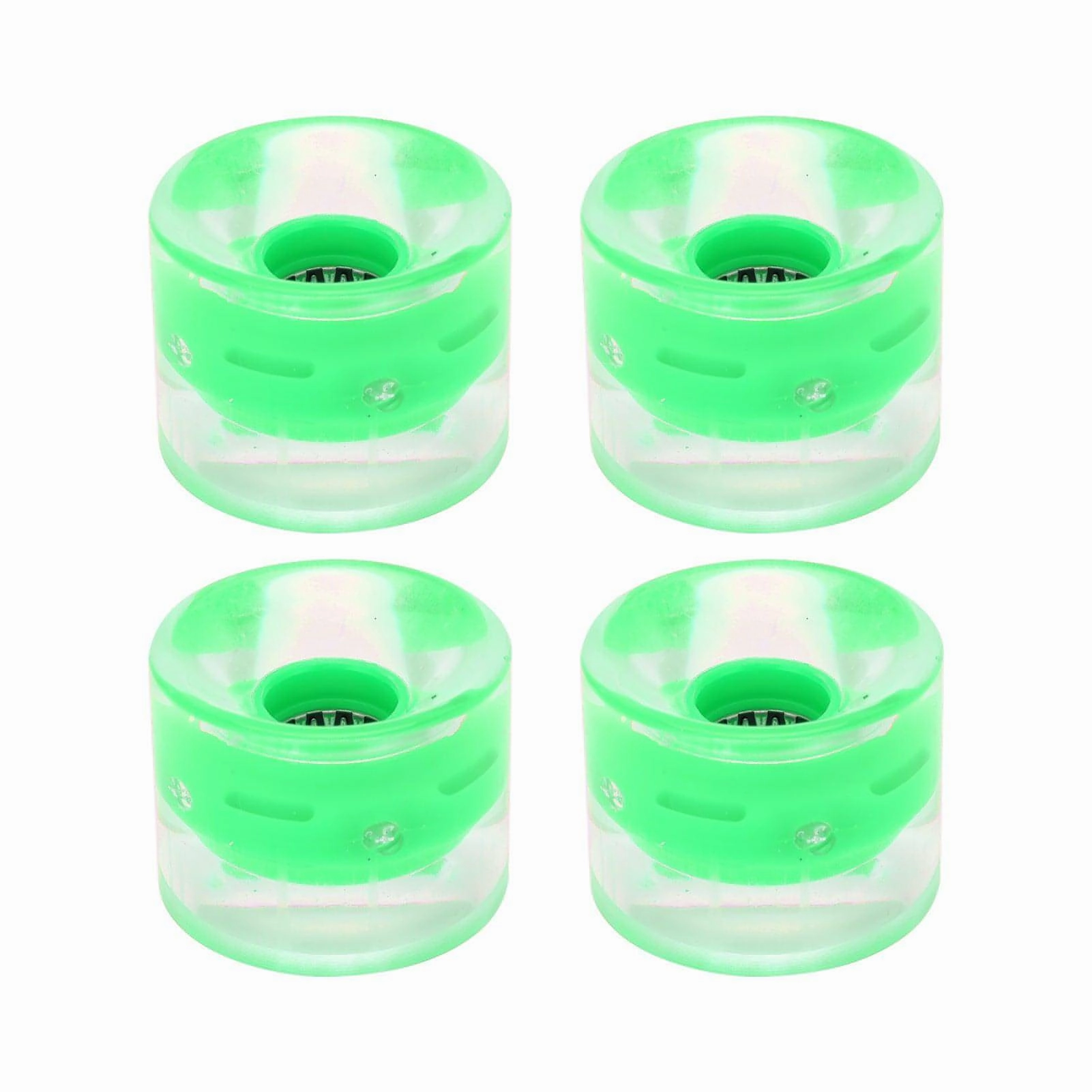 Wheel 78A 60x45mm HighElastic Skateboard Flash Wheel PU Filling for Longboard Cruiser Board(Green )