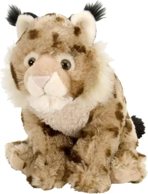 Wild Republic Lynx Plush, Stuffed Animal, Plush Toy, Gifts for Kids, Cuddlekins 12 Inches