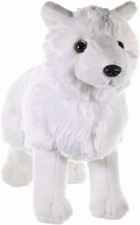 Wild Republic Arctic Wolf Plush, Stuffed Animal, Plush Toy, Gifts for Kids, Cuddlekins 12"