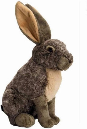 Wild Republic Hare Plush, Stuffed Animal, Plush Toy, Kids Gifts, Cuddlekins, 12 Inches