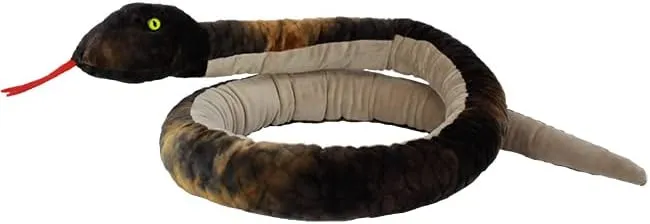 WISHPETS Onyx Snake 59" Stuffed Animal Plush Toy