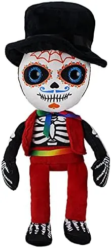 WISHPETS XOXO Day of The Dead Doll Stuffed Plush Toy, Boy 11"