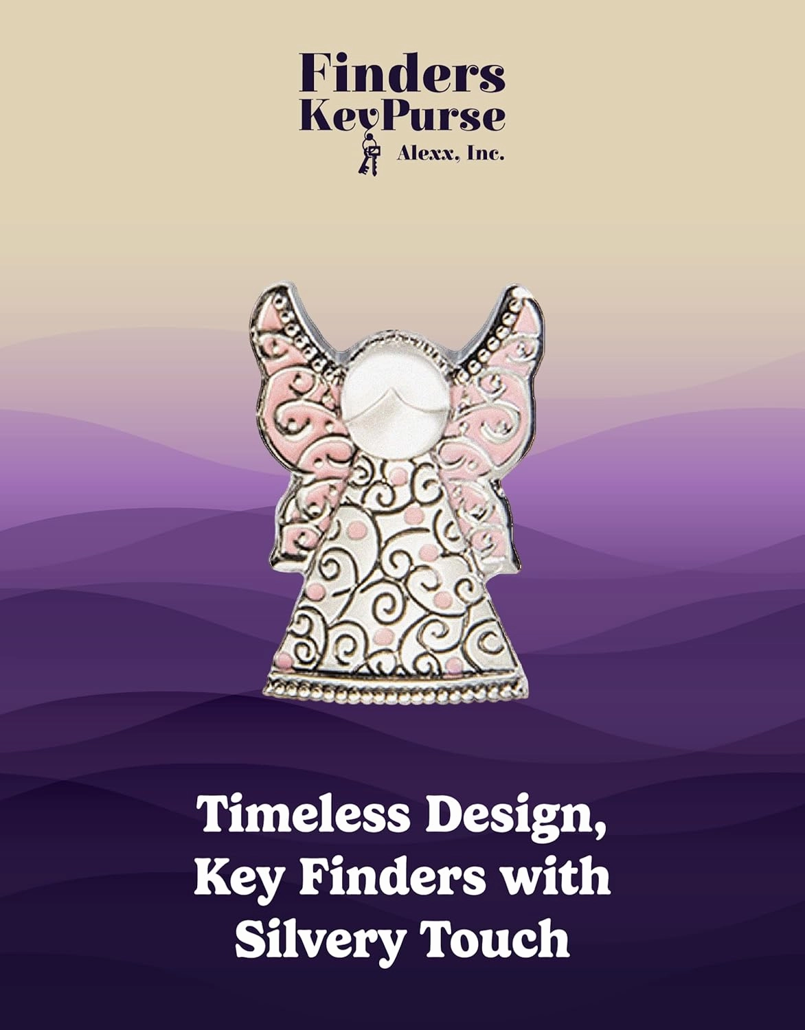 Women’s Bag Charm Key Finder, Car Keychain Hook, Cute Purse Organizer & Tote Bag Accessories, Gifts for Mom - Original
