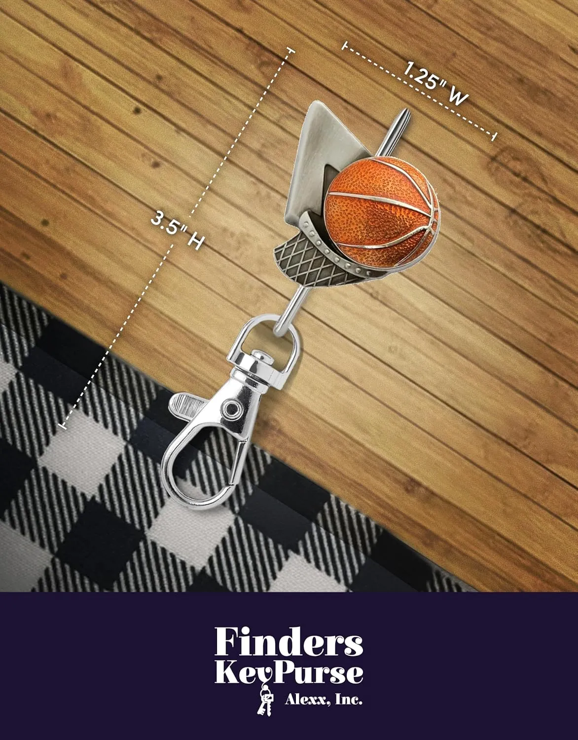 Women’s Bag Charm Key Finder, Car Keychain Hook, Cute Purse Organizer & Tote Bag Accessories, Gifts for Mom - Slim Pickings