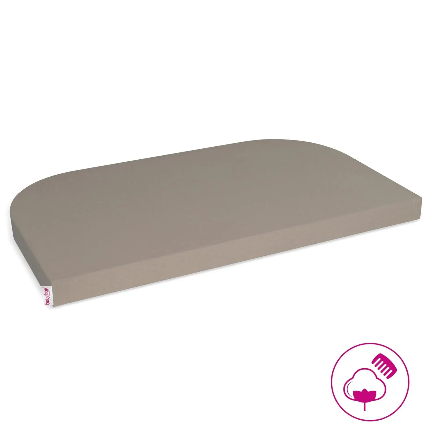XXL Jersey Cover for Bedside Sleeper Cot, Nougat