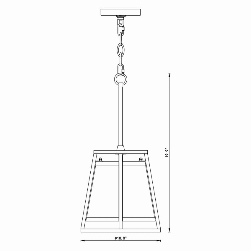 Z-Lite Lenyx Rubbed Brass 1 Light Mini Pendant 1935MP-RB
