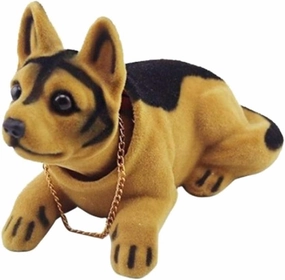 Zerodeko Car Toys Bobbleheads Dogs Car Dashboard Animal Puppy Shaking Head Toys Cute Tabletop Car Interior Display Ornaments for Car Vehicle Home Office Decor Herding Dog Birthday Cake Toy